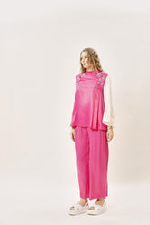 İşleme Detaylı Abiye Bluz